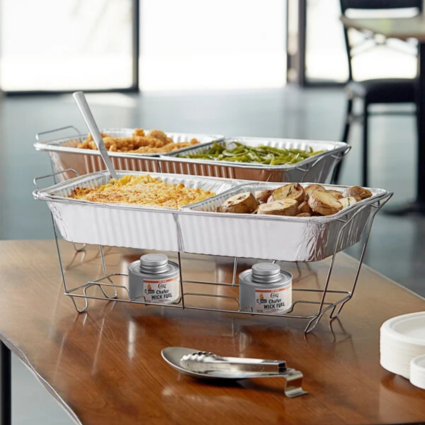 Disposable Wire Rack Chafing Set