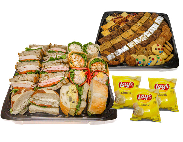 Assorted Sandwiches and Treats